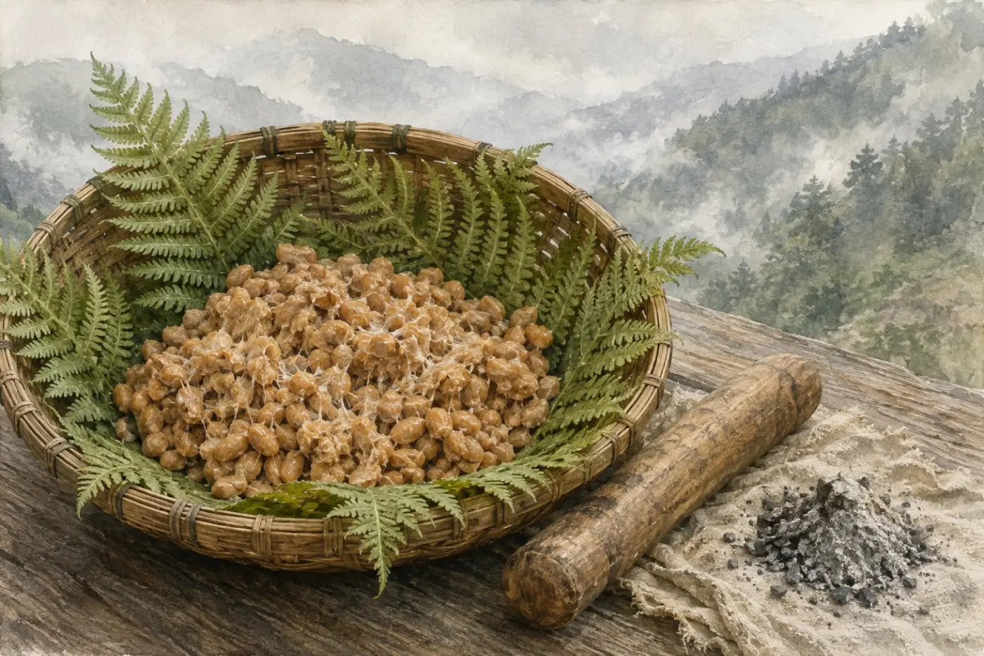 ヒマラヤの納豆の挿絵